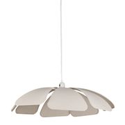 Suspension en lin écru d60cm E27